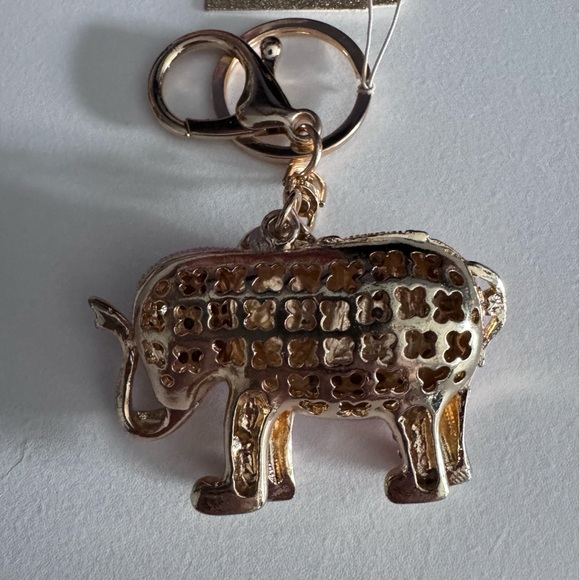 Natasha Couture Purple Elephant Keychain - Picture 3 of 3